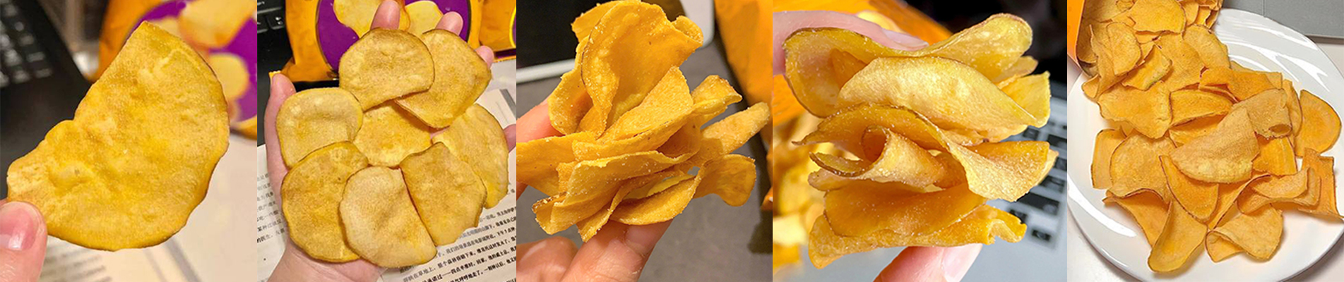 رقائق البطاطا الحلوة