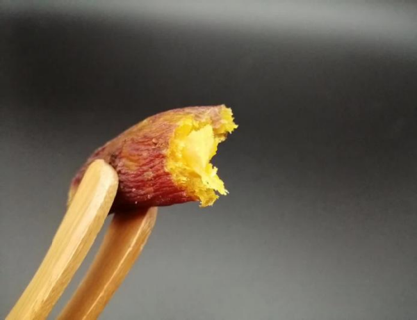 بطاطا حلوة مجففة بقشرتها، طعم ريفي أصلي