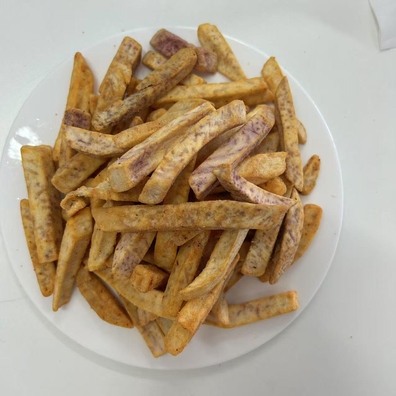 Vacuum Low-Temp Frying Taro Sticks Salty Egg Yolk Flavor Taro Sticks Supplier