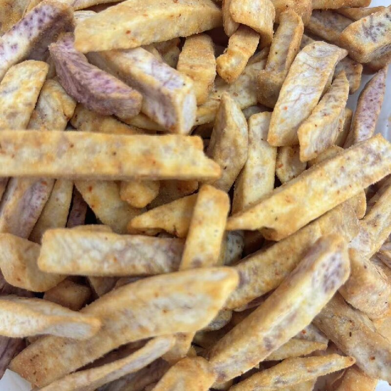 Vacuum Low-Temp Frying Taro Sticks Salty Egg Yolk Flavor Taro Sticks Supplier